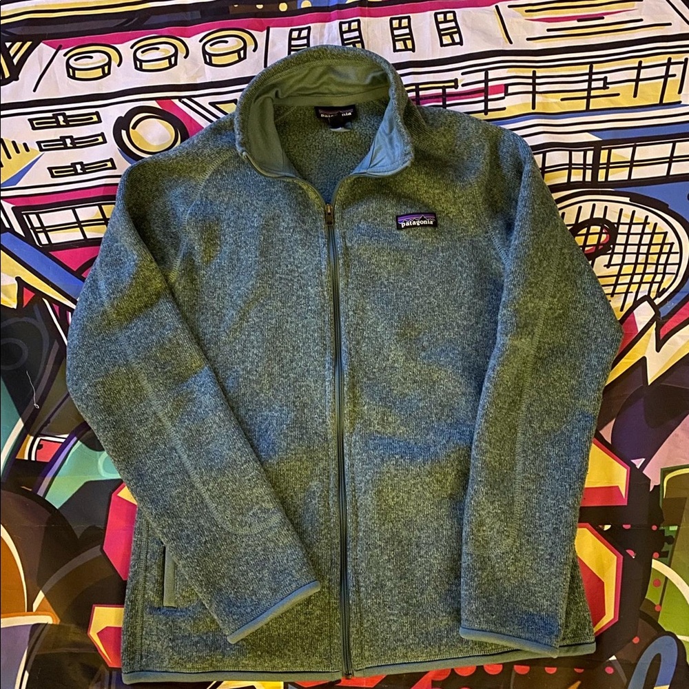Perfect nice and cozy women’s Patagonia zip up jacket. Condition is like NEW!